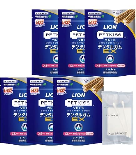 Amazon | ライオン ベッツドクタースペック デンタルガム 犬用 XS