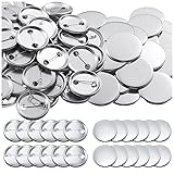 I'm so happy 缶バッジ パーツ 素材 安全ピン キット 缶バッジメーカー 100個 セット (56mm)