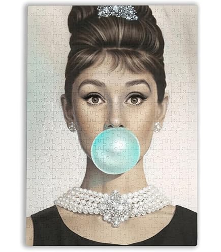 Amazon.co.jp: Hzong 1000ピース ジグソーパズル オードリー