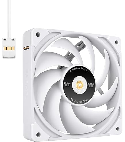 Amazon.co.jp: Thermaltake TOUGHFAN EX12 Pro Snow PC 冷却ファン