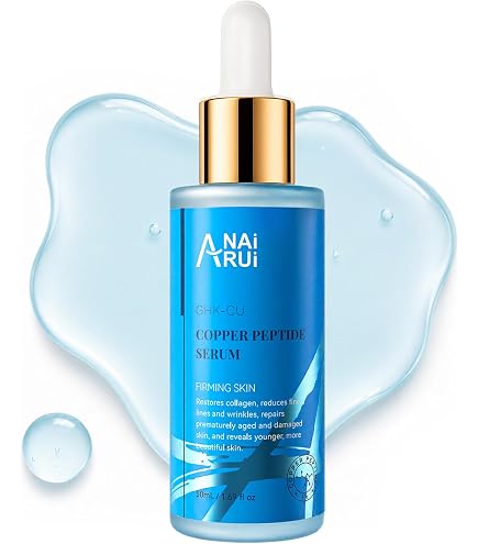 ghk-cu serum australia Copper Peptide Face Serum, Hydrating Firming Facial with Hydrolyzed Collagen & Hyaluronic Acid, Skin Smoothing Serum for Dull Uneven Skin Tone, Daily Skincare 30ml (1pcs) Beauty Everydrop® Refrigerator Water Filter 5MG peptide Buy More and Save:10 Box Deal $329.00