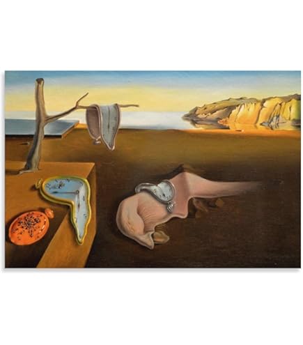 Amazon.co.jp: サルバドール・ダリ「姿の見えない眠る人、馬、獅子