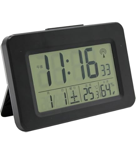 Amazon.co.jp: Timloon クロック 置き時計 目覚まし時計 電波 デジタル