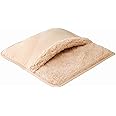 広電(KODEN) 足温器 フットウォーマー 44×44cm ベージュ ふんわり 洗える 簡単持ち運び 省エネ VWT441-C
