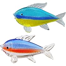 Amazon.co.jp: 熱帯魚 置物 オブジェ ガラス クリスタルホーム