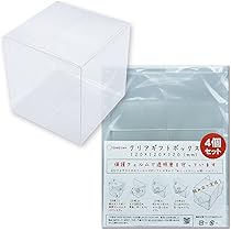 【tomo.品、90包✖️2箱】 Amazon | TOMOTHY ギフトボックス 透明 10×10×10cm クリア
