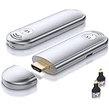 ワイヤレス hdmi 送受信機セット hdmi 無線化 【設定不要 WiFi不要 30m無線伝送】 HDMI 無線 トランスミッター レシーバー 送受信機セット 挿すだけで使える 1080PフルHD 送信機 受信機セット 音声と映像の同時伝送 収納に