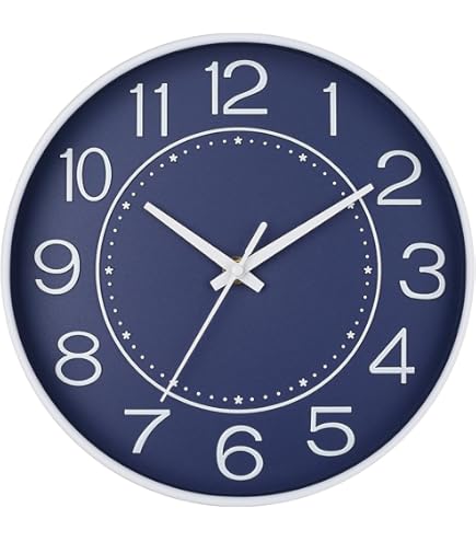 Amazon.co.jp: 掛け時計 おしゃれ 北欧 連続秒針 静音 壁掛け時計 夜間