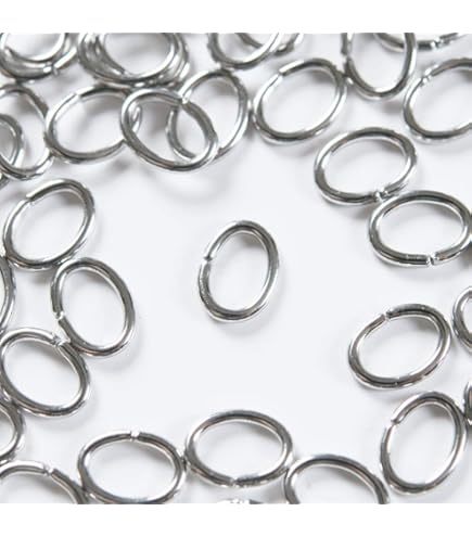 Amazon | 丸カン ホワイトシルバー 8mm 100個 ハンドメイド 手芸