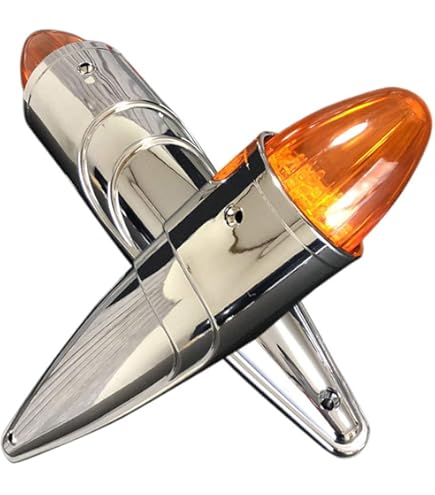 Amazon.co.jp: ATS-717サイドランプナマズランプ 大メッキ仕上げ2個