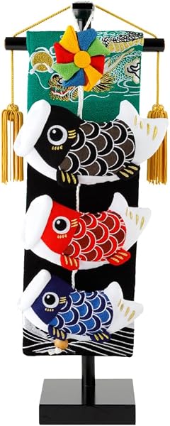 ぷりふあ 室内用 鯉のぼり ちりめん つるし飾り ミニサイズ 昇龍(のぼりりゅう) - 1