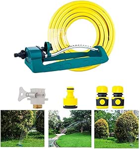 Amazon Co Jp 庭のスプリンクラー庭の芝生の振動スプリンクラーアジャスタブル15ホールの庭の芝生 公園庭のための水スプリンクラー A スポーツ アウトドア