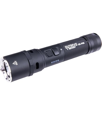 Amazon.co.jp: OUTREVO タクティカルライト EDC 小型軽量 アルミ合金