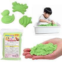 Amazon.co.jp: 池田工業社 おうちでお砂場 1kg ライトグリーン
