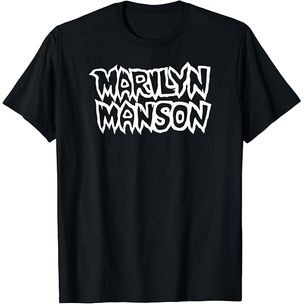 Amazon | Marilyn Manson Flag and Logo Tシャツ | Tシャツ
