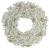 彩か SAIKA 【クリスマス】 リース 白 ホワイト   Twig Wreath (White) CXJ-53w
