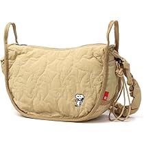 【スヌーピー】ハワイアンキルト　ショルダーバッグ　ボルドー ハワイアンキルト ☆ ショルダーバッグ ☆ サコッシュ