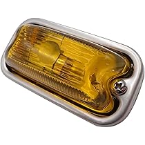 Amazon | 角型マーカーランプ イエロー 前方開閉式 ガラスレンズ仕様