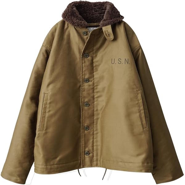 Amazon.co.jp: [ヒューストン] N-1 デッキジャケット （ アルパカ