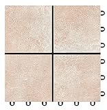 TOTO 屋外用ジョイントタイル バーセア MUシリーズ 10枚セット 150角 ベイクベージュ AP15MU01UFJ10P (15MU0110)