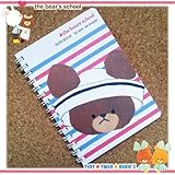 ■□S13-KA6B/スクエア [ノートA6/くまのがっこう ジャッキーのじてんしゃりょこう]the bear's school/文具/リング/ステーショナリー/キャラクター/雑貨□■