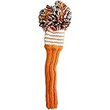 Jan Craig(ジャンクレイグ) ヘッドカバー ハンドメイド フェアウェイウッド #5用 Orange/White/Black