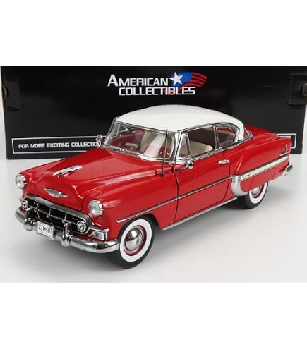 Amazon | 京商 (Kyosho) Maisto 1/18 シボレー ベルエア 1957 レッド