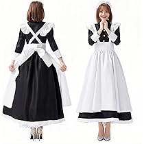 Amazon.co.jp: [JUNDOMECY] メイド服 コスプレ 長袖 メイド