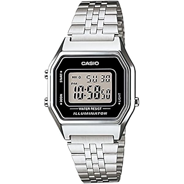 CASIO デジタル腕時計 シルバー・ブラック Amazon.co.jp: [カシオ]腕時計 デジタル スタンダード A168WA-1W