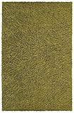 Moss 21x34 Shagadelic Chenille Twist Rug- Shag [並行輸入品]