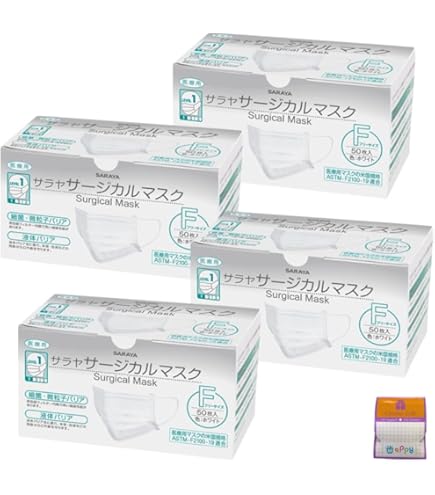 Amazon.co.jp: フジソフトサージカルマスク ピンク 入数:50枚×60箱