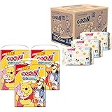 【セット買い】 【パンツ Lサイズ】グーン まっさらさら通気 (9~14kg) 174枚(58枚×3) 男女共用 ＋ 【おしりふき 詰替用】肌にやさしいおしりふき 1680枚(70枚×24個)