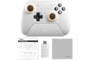 [正規品/日本語取扱説明書QRコード付属] 8BitDo Ultimate 2 Bluetooth コントローラー TMRジョイスティック採用 トリガーストップ搭載 Switch1/2スリープ解除機能付(※Switch2使用時アプデ必須) Switc