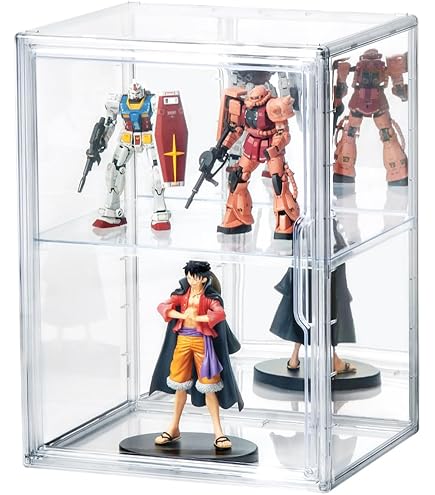 Amazon｜UVカット 上開き 透明扉付き 3段 コレクションケース