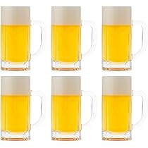 【新品】チェコ製　BOHEMIA グラス　6個セット＋ビールジョッキ 新品】チェコ製 BOHEMIA グラス 6個セット＋ビールジョッキ