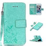 UNEXTATI iPhone 5 / iPhone 5s ケース 高品質 PUレザー 手帳型ケース 衝撃吸収 カバー カード収納 全面保護 Apple iPhone5 / iPhone5s 用 Ca