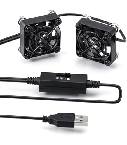 Aazon.co: BOXPUT Quiet 80 USB Fan Cooling Ini Fan For TV Box Receiver DVR Xbox Router 5V - View #8