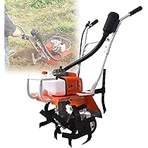 ガソリンエンジン 耕運機 カルワザ 楽天市場】耕運機 エンジン式 排気量98ml 耕幅620mm ERC-98DQN