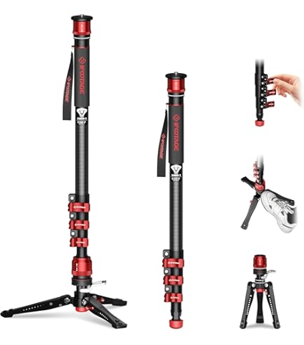 Amazon | Manfrotto 一脚 XPRO フルード ビデオ一脚 アルミニウム4段