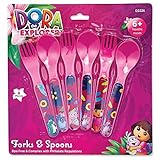 Nickelodeon Dora Fork and Spoon Set, by Nickelodeon