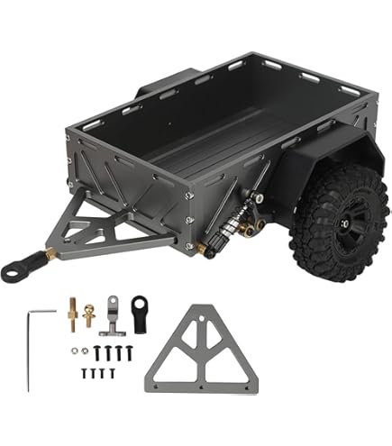 Amazon.co.jp: AMK Metal 1/10スケール RCトレーラー トラックヒッチと