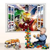 fangeplus ( TM ) DIY取り外し可能アート壁画ビニール防水壁ステッカー子供部屋装飾保育園デカールステッカー壁紙27.5 " x9.8 " 27.5''x19.6''