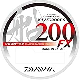 ダイワ(DAIWA) フロロライン ディーフロン船ハリス200FX 2-12号 200m ナチュラル