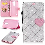 Aireratze(TM) LG K7 K8 ケース　PU　手帳型　携帯電話用 [USBケーブルは無料です]　カバー カード収納ポケット付き　マグネット式　ストラップ付き　スマートフォン保護ケース　両