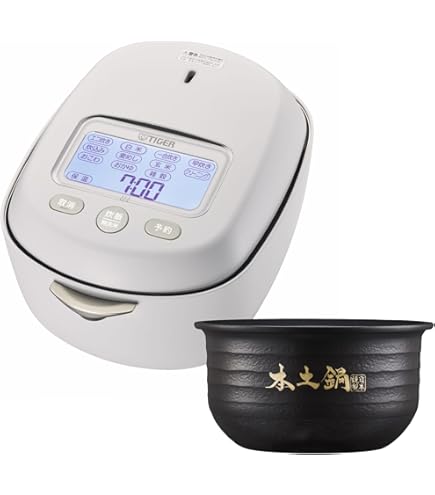 Amazon | タイガー魔法瓶(TIGER) 炊飯器 3.5合 圧力IH式 土鍋ご泡火