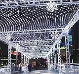 LUCKY CLOVER-A クリスマス3 * 2 m 200 LEDの妖精ランタン休日メッシュランプ誕生日結婚式屋外防水感謝祭のカーニバルの装飾的な贈り物、紫