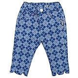 SCHNEE(スネー) 裾スカラジャガード七分パンツ 80cm/【02】濃いブルー NO.F-653465