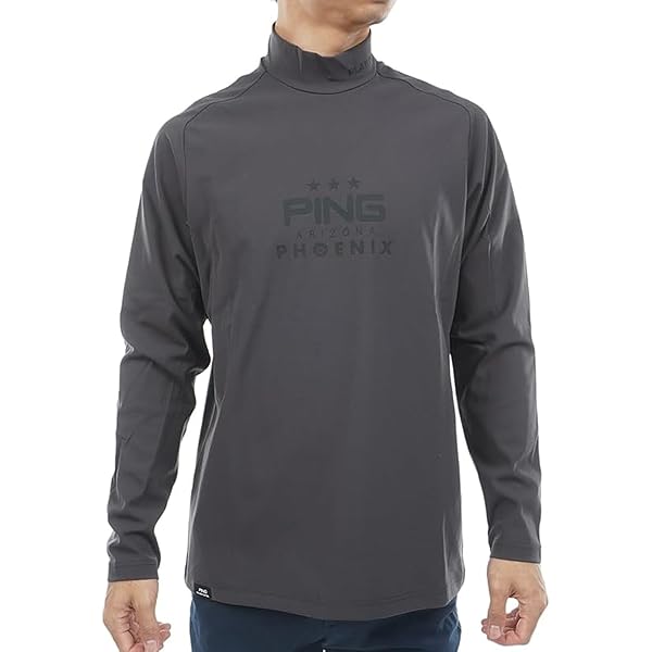 Amazon | [ピン アパレル] メンズ 長袖 ハイネックシャツ (QUICK DRY