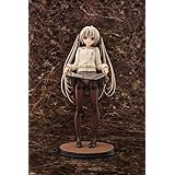 PINNKL エッチフィギュアフィギュアコレクション 25 センチメートル変態フィギュアアニメヨスガノソラ - 春日野穹制服バージョン。箱入りおもちゃモデル JK Waifu フィギュアのかわいい銀髪ダブル ポニーテール ロリ