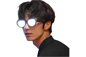 [Boono] 光るメガネ 名探偵 コスプレ おもしろグッズ 考える姿メガネ コスプレ道具 パーティー メガネ